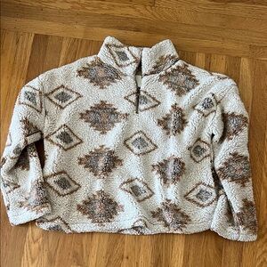 Thread & supply fleece pullover